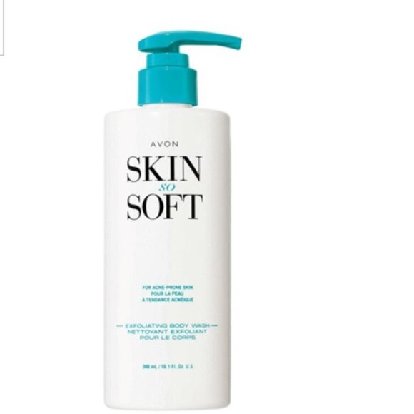 Avon Skin So Soft For Acne-Prone Skin Exfoliating Body Wash - Picture 2 of 5